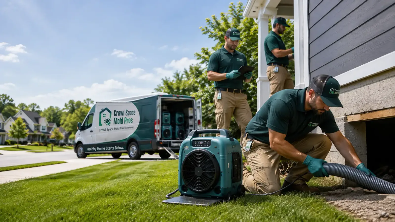 Crawl Space Mold Removal in Fort Smith, MT
